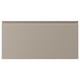 UPPLÖV beige kitchen door, matte finish with integrated handles.