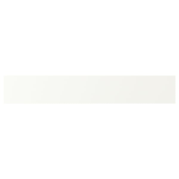 VALLSTENA white kitchen cabinet, smooth foil, rectangular, modern.