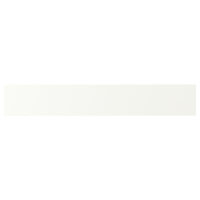 VALLSTENA white kitchen cabinet, smooth foil, rectangular, modern.