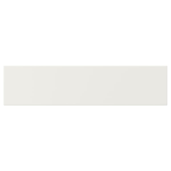 VEDDINGE white kitchen cabinet - sleek, rectangular, modern design. 25-year guarantee.