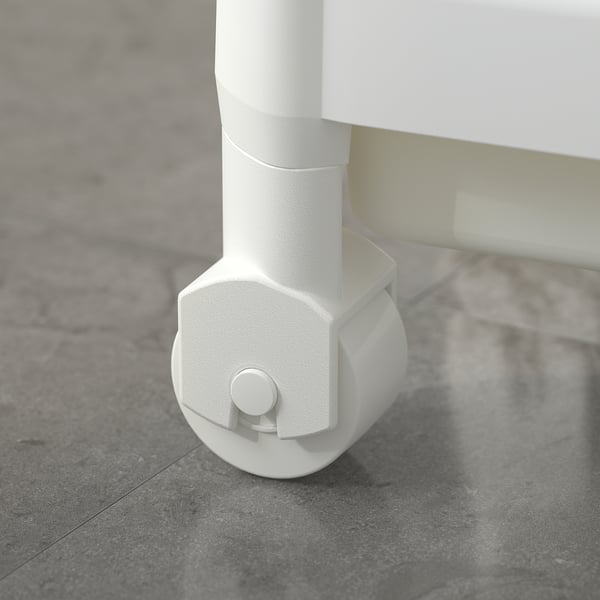 VESKEN Cart, white, 54x18x71 cm