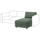 VIMLE Chaise section, Knäbäck gray-green