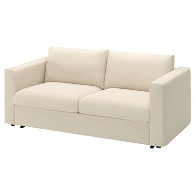 VIMLE Sleeper sofa, Knäbäck light beige