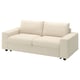 VIMLE Sleeper sofa, with wide armrests/Knäbäck light beige