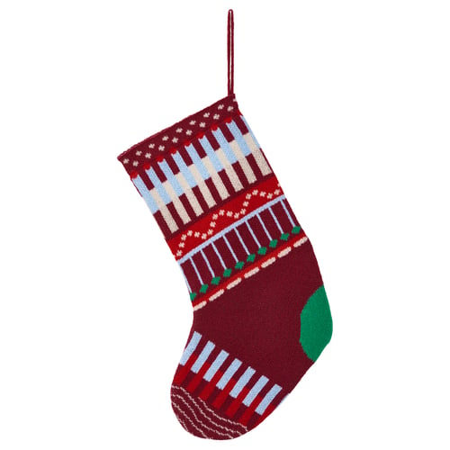 VINTERFINT Christmas stocking, stripe multicolor