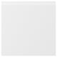 VOXTORP matte white kitchen door, smooth modern design with integrated handles.