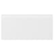 VOXTORP white drawer fronts, sleek, matte, integrated handles, modern design.