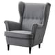 Fabric armchairs