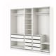 PAX wardrobes without doors