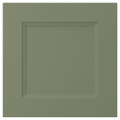 AXSTAD - sage green cabinet door - square shape - simple design - recycled plastic foil