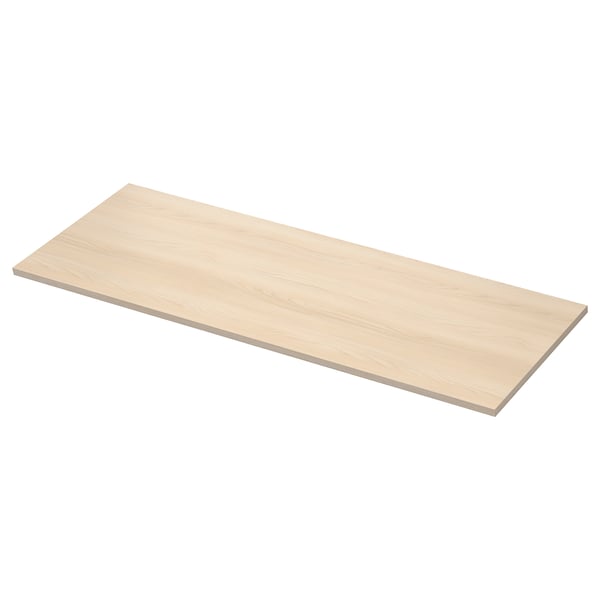EKBACKEN Worktop, light ash effect/laminate, 246x2.8 cm