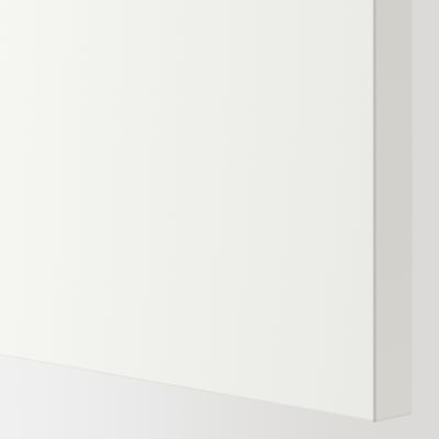 Smooth white door, clean edges, quality finish.
