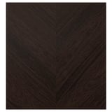 HEDEVIKEN natural oak veneer door with herringbone pattern.