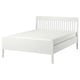 IDANÄS white bed, sleek & sturdy, classic design.