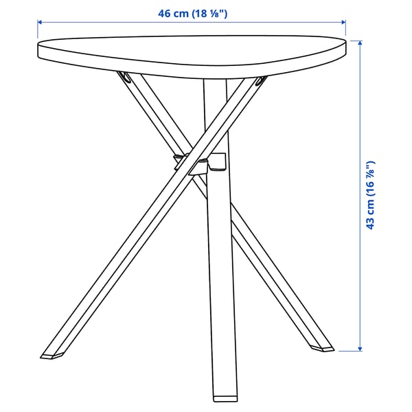 Illustration with measurements for the product: MARIEDAMM.