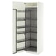 METOD High cabinet with pull-out larder, white/Aspudden matt white, 60x60x200 cm