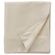 NATTJASMIN ivory bed sheet set, 160-180cm, cotton/lyocell sateen, neatly folded.
