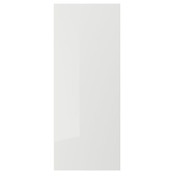 White rectangular kitchen cabinet door with glossy finish.