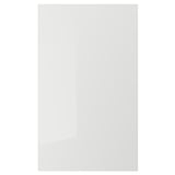 RINGHULT modern grey high-gloss kitchen door made of particleboard.
