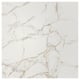 RUNSBÄCK: white porcelain wall panels, elegant marble design, heat-resistant, easy clean.