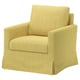 SALTSJÖBADEN Rocking and swivel armchair, Fridtuna yellow