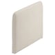 SÖDERHAMN headboard, beige, fabric, rectangular with rounded corners, minimalist design.