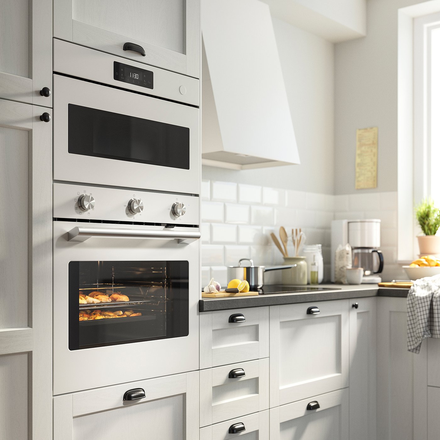 STENABY Fan oven, Grill function white/IKEA 300