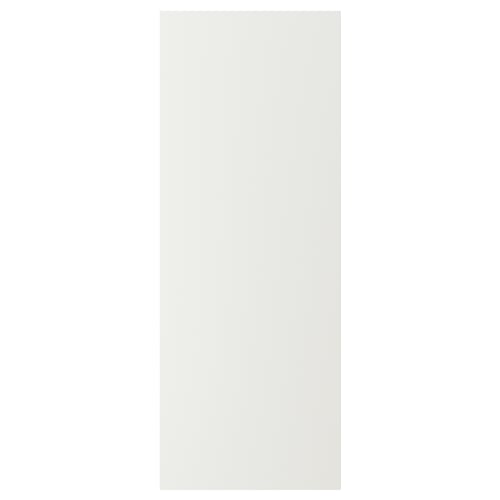 White rectangular panel, part of STENSUND series, made of acrylic paint & fibreboard.