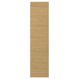VOXTORP door, oak finish, smooth, modern look, integrated handles.