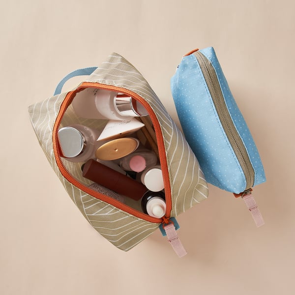 ROMELSÖN Bolsa p/acessórios, conj.2, c/padrão