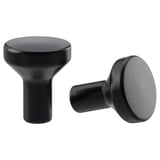 BAGGANÄS مقبض, أسود, 21 مم