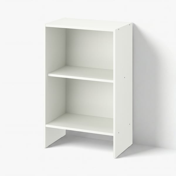 BAGGEBO مكتبة, أبيض, 50x30x80 سم
