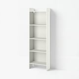 BAGGEBO مكتبة, أبيض, 50x25x160 سم
