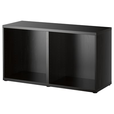 BESTÅ هيكل, أسود-بني, ‎120x40x64 سم‏