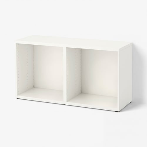 BESTÅ هيكل, أبيض, 120x40x64 سم