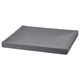 DRÖNA غطاء, رمادي غامق نسيج, 39x34 سم