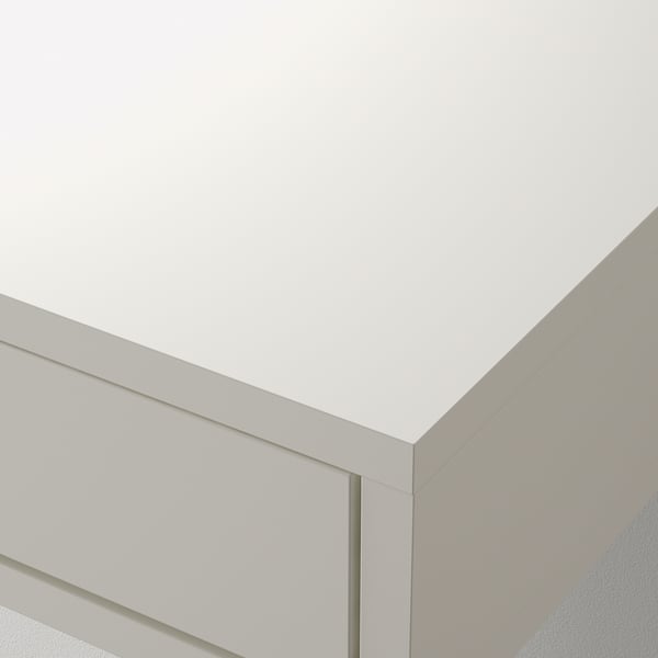 EKBY ALEX رف مع أدراج, أبيض, 119x29 سم