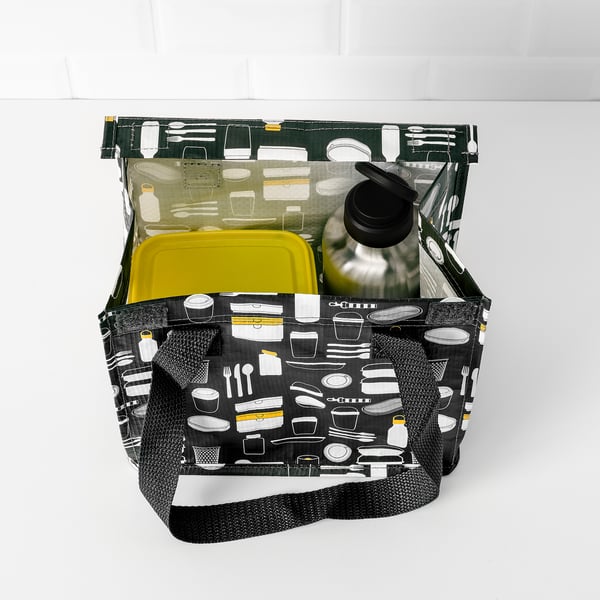 ENKELSPÅRIG قارورة ماء, ستينلس ستيل/أسود, 0.7 ل