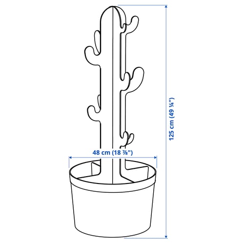 GREJSIMOJS علاّقة ملابس, 125 سم
