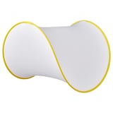 GREJSIMOJS غطاء مصباح معلق, أبيض/أصفر, 45 سم