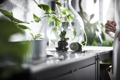 GRILLSKÄR وحدة رف جزيرة مطبخ, ستينلس ستيل, 86x61 سم