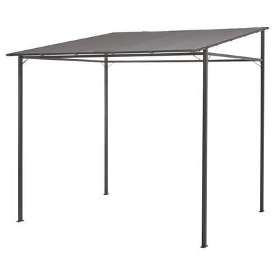 GUNNÖN مظلة, رمادي غامق/رمادي, 238x233 سم