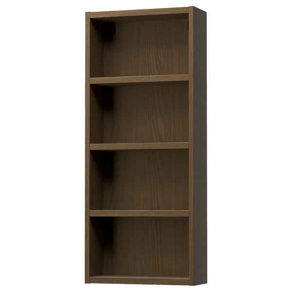 HAGAÅN خزانة حائط مفتوحة, بني شكل السنديان, 40x15x95 سم