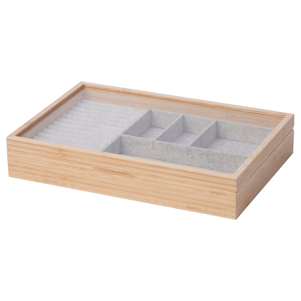 HALSREM صندوق مجوهرات مع حجيرات, 33x22 سم