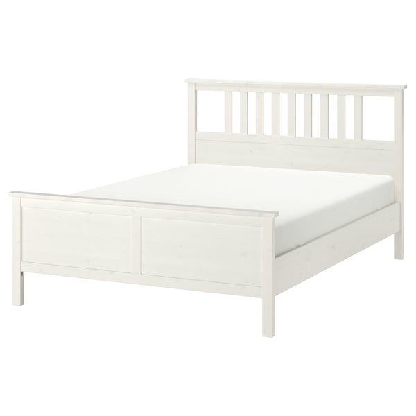 HEMNES هيكل سرير, أبيض, 180x200 سم