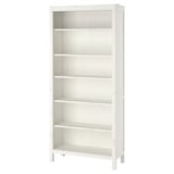 HEMNES مكتبة, أبيض, 90x197 سم