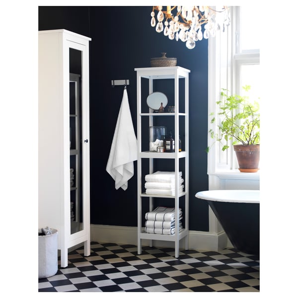 HEMNES وحدة رفوف, أبيض, ‎42x172 سم‏