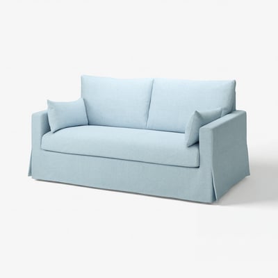 HYLTARP كنبة بمقعدين, Kilanda أزرق باهت