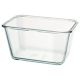 IKEA 365+ حافظة طعام, مستطيل/زجاج, 1.8 ل