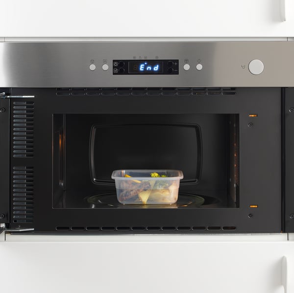IKEA 365+ حافظة طعام, مربّع/بلاستيك, 750 مل